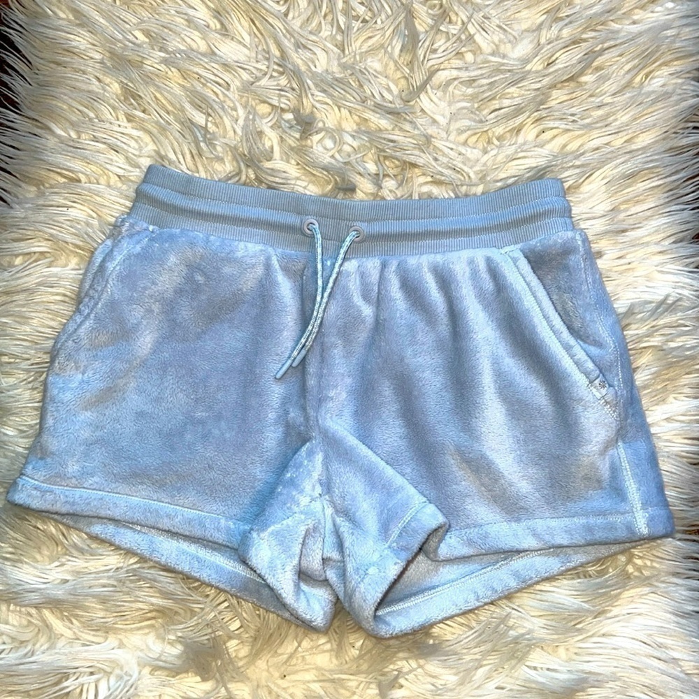 Trendy Athleta Fuzzy Shorts